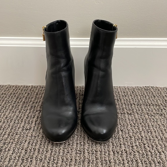 Michael Kors Leather Heeled Boots - Picture 1 of 4